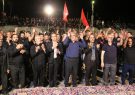 تجمع بزرگ عاشورائیان در چابکسر برگزار شد